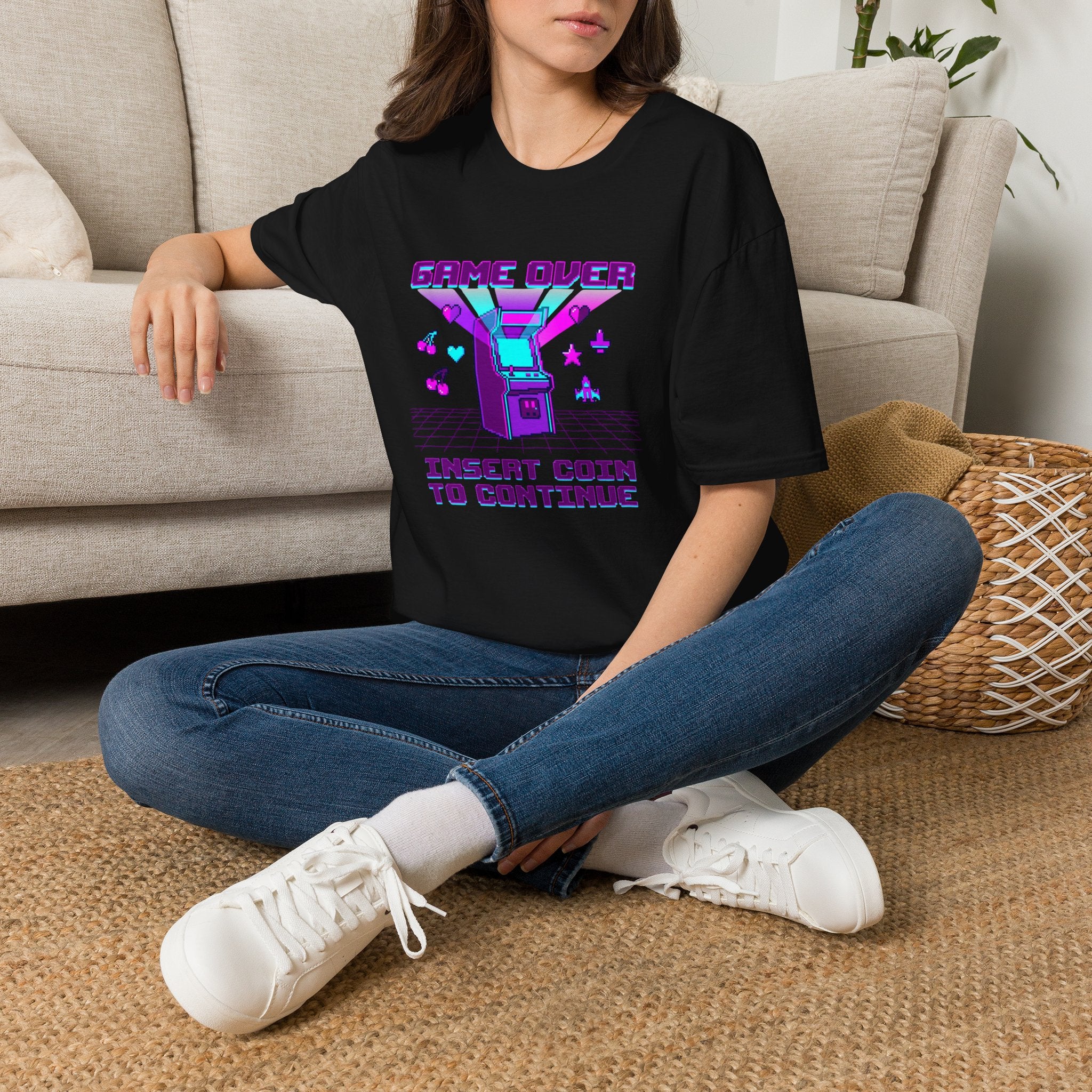 Game Over Insert Coin Graphic Tee