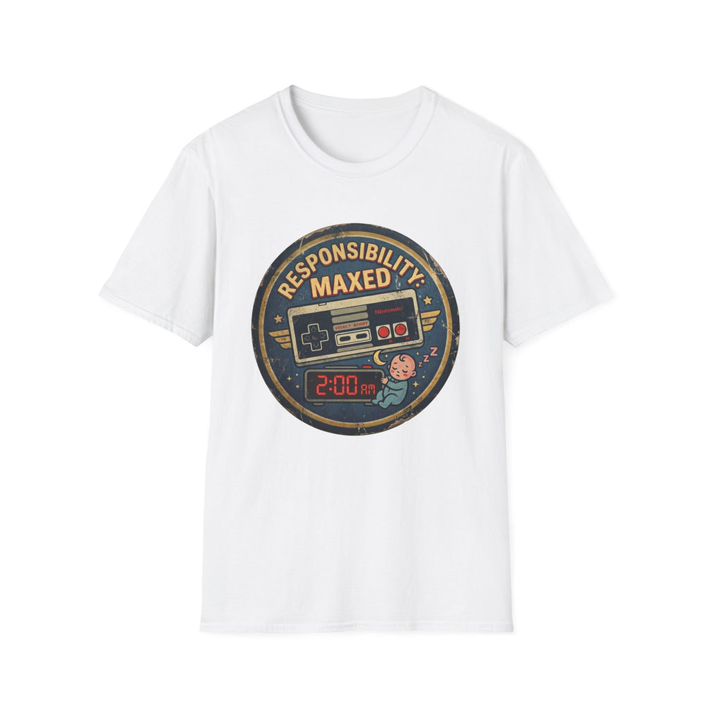 Responsibility Maxed Gamer Graphic Tee
