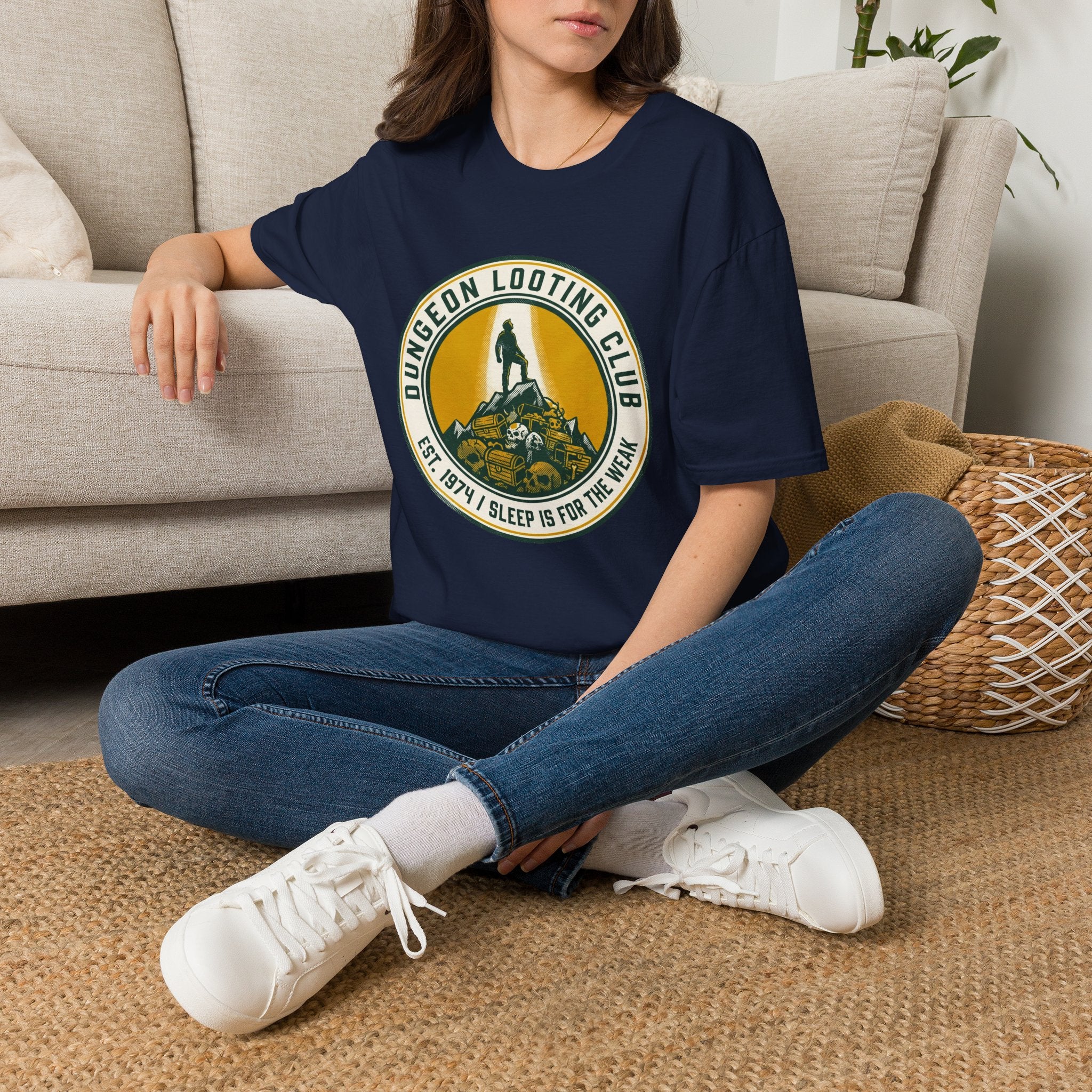 Dungeon Looting Club Gamer Graphic Tee
