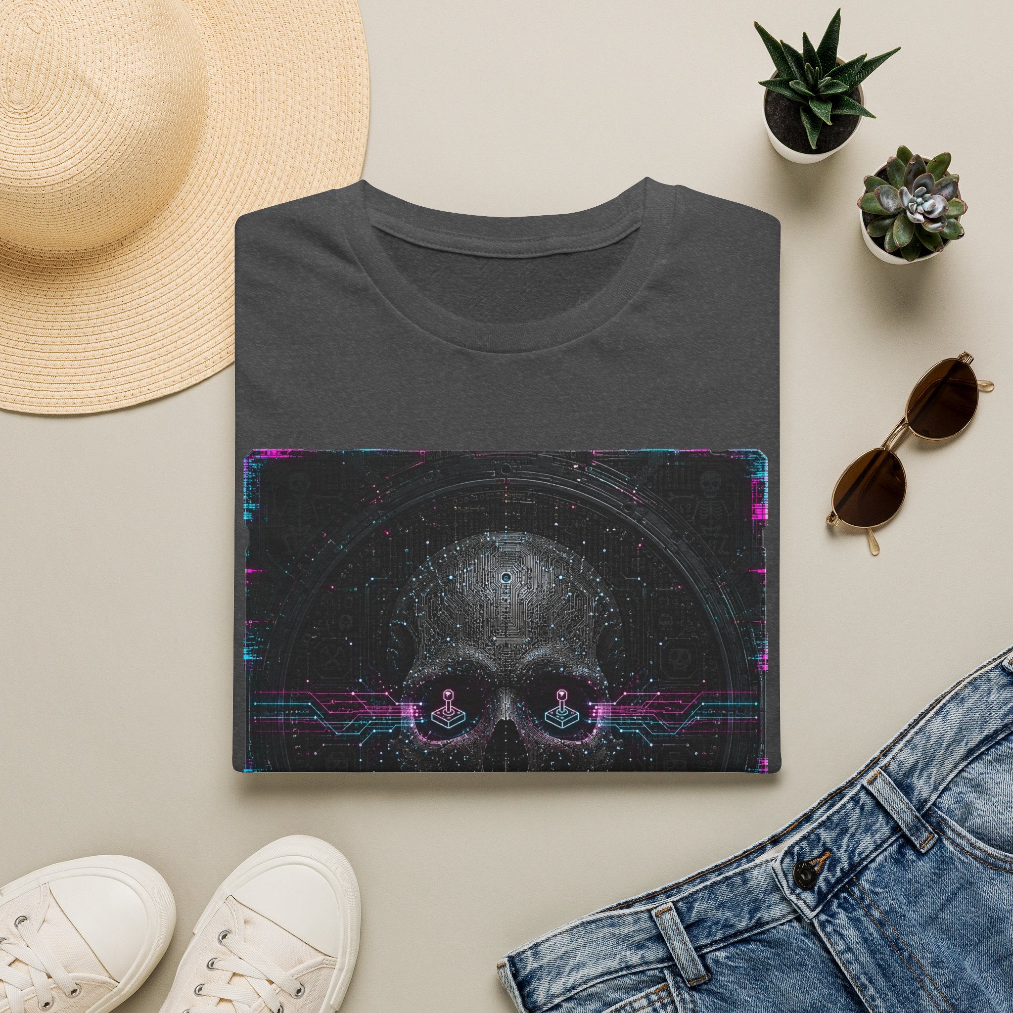 Skull & Controllers Gamer Graphic Tee