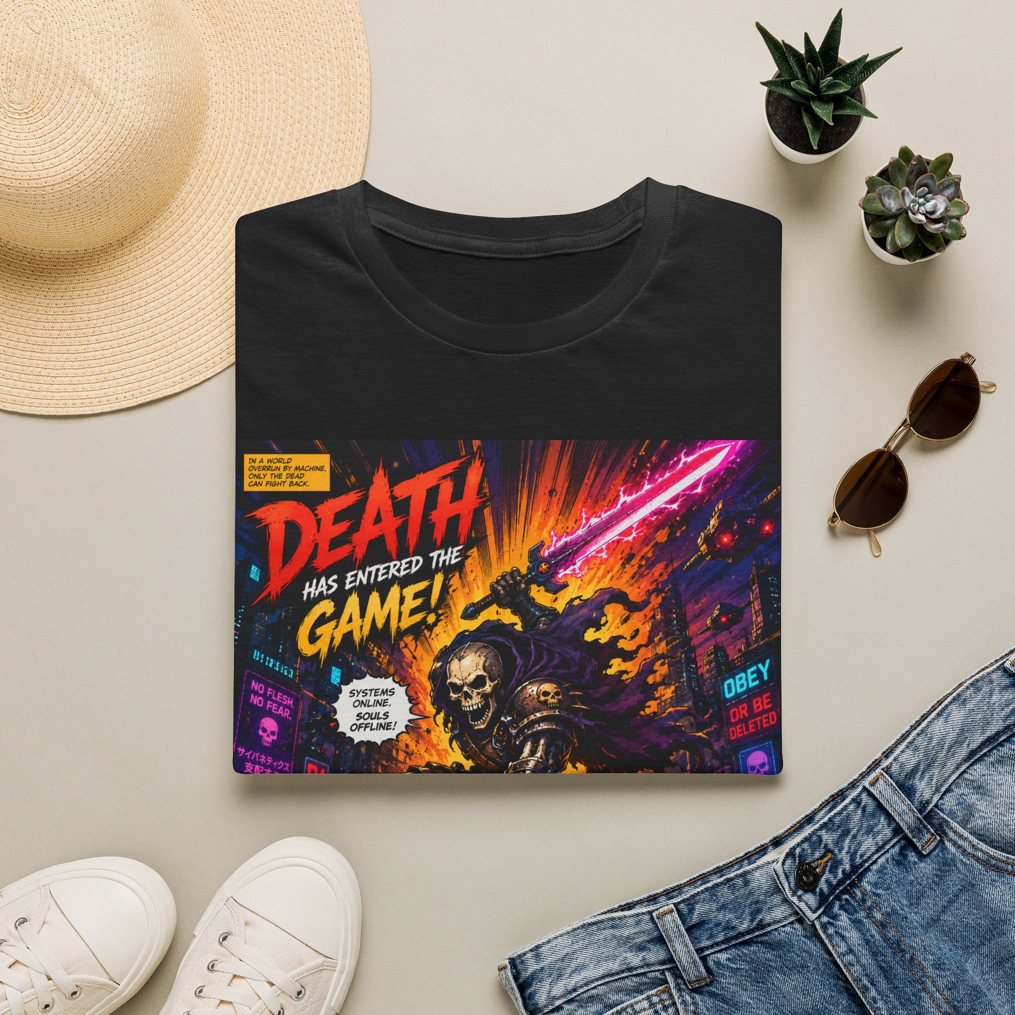Death Has Entered Gamer Graphic Tee