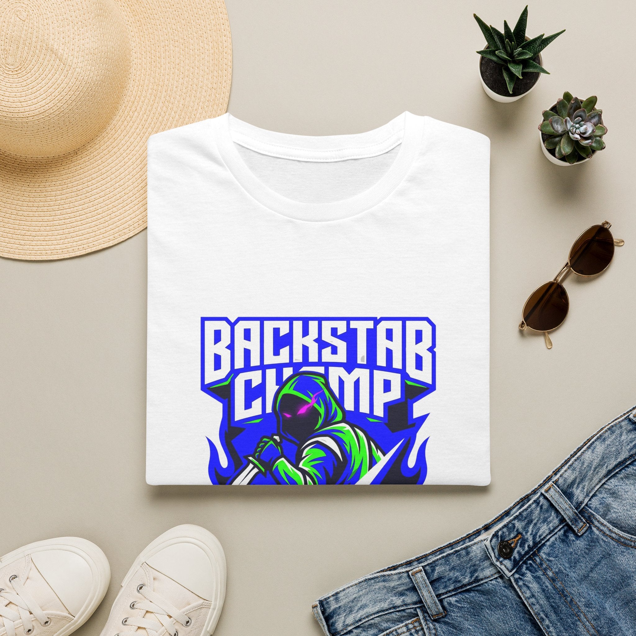 Backstab Champ Gamer Graphic Tee