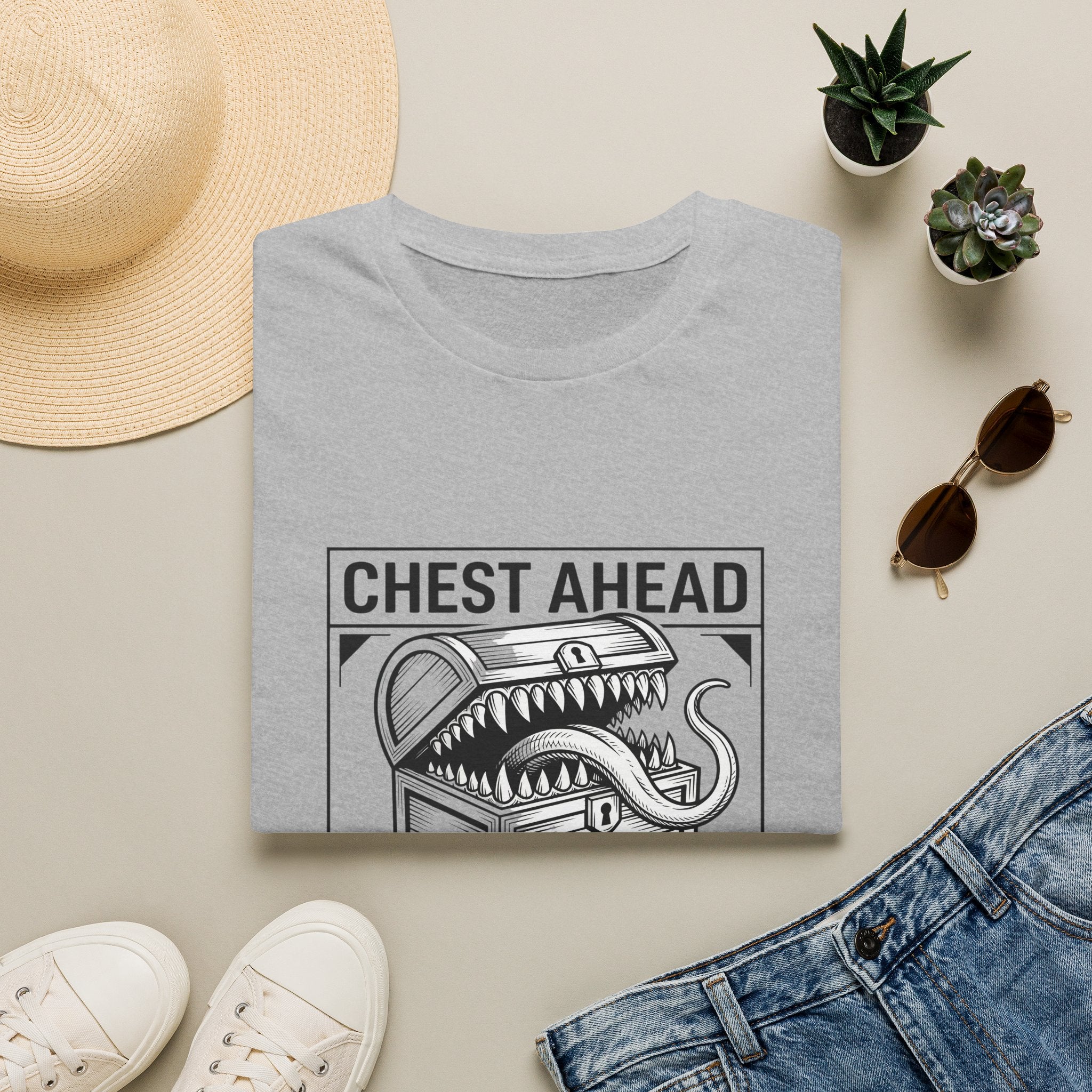 Chest Ahead Gamer Graphic Tee