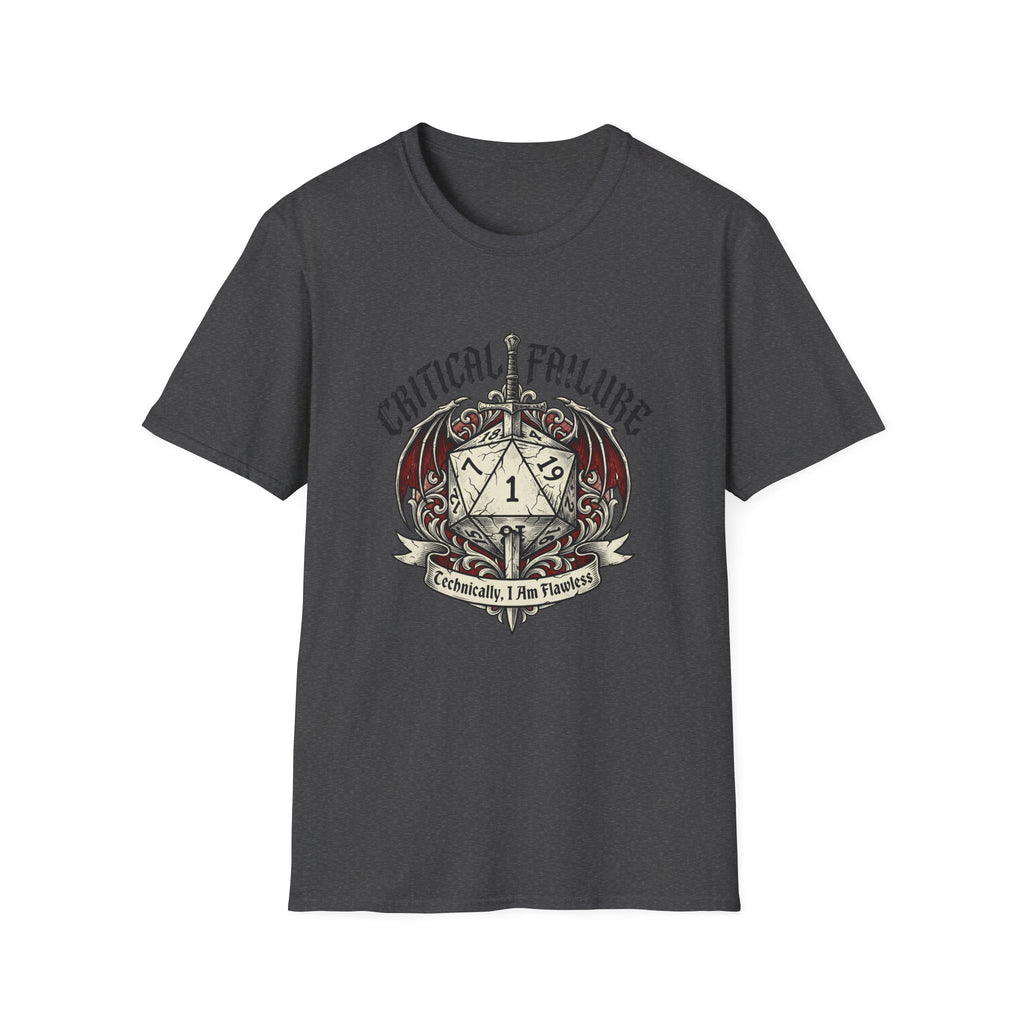 Critical Failure Gamer Graphic Tee