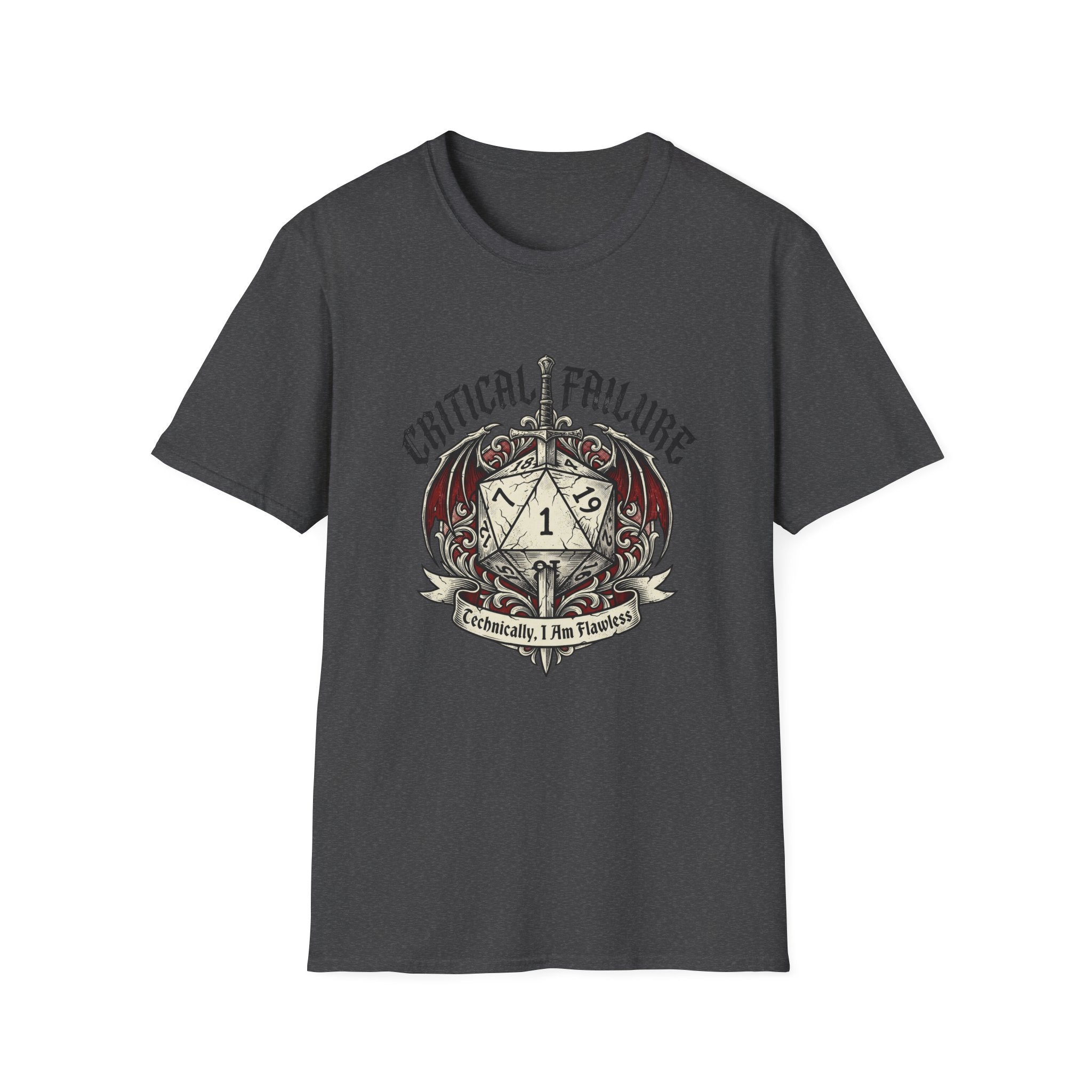 Critical Failure Gamer Graphic Tee
