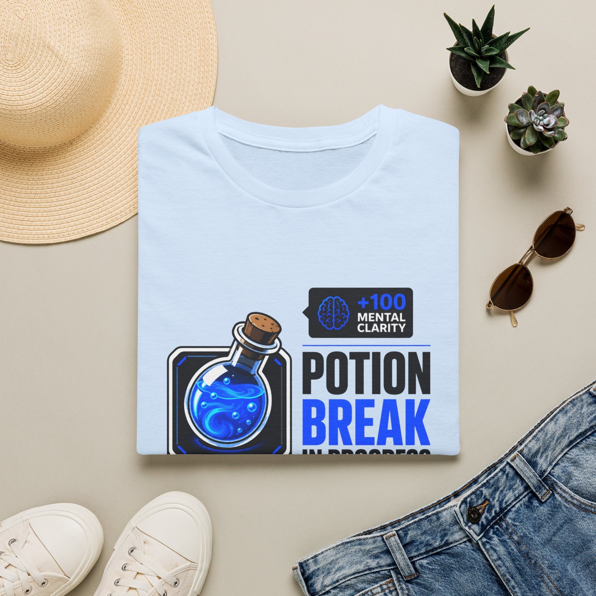 Potion Break in Progress Graphic Tee