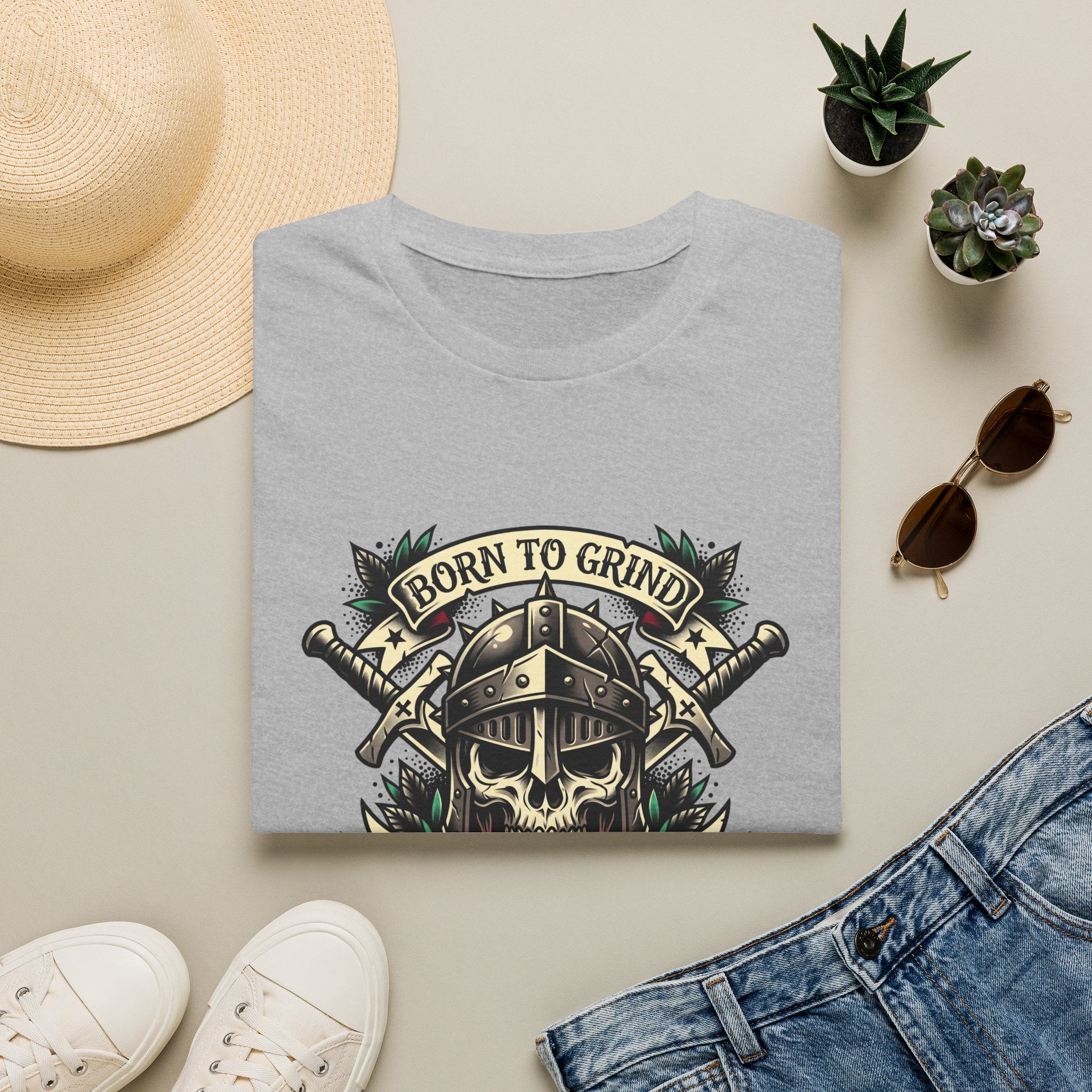 Born To Grind Gamer Graphic Tee