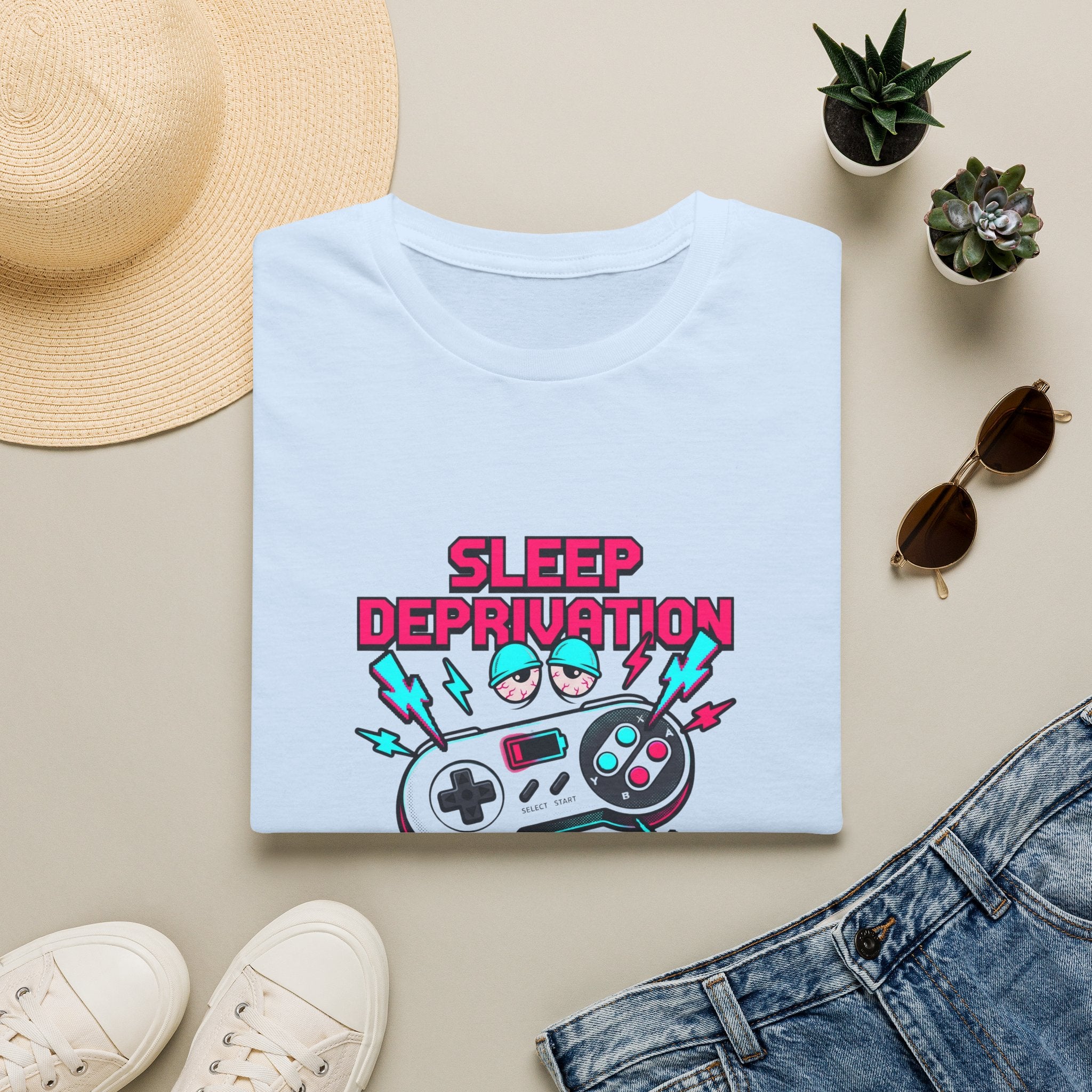 Sleep Deprivation Gamer Graphic Tee
