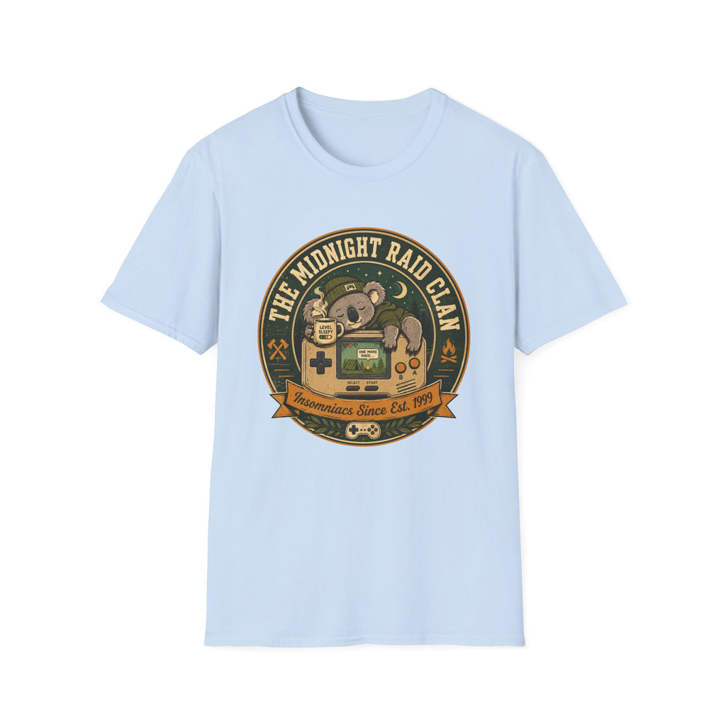 Midnight Raid Clan Gamer Graphic Tee