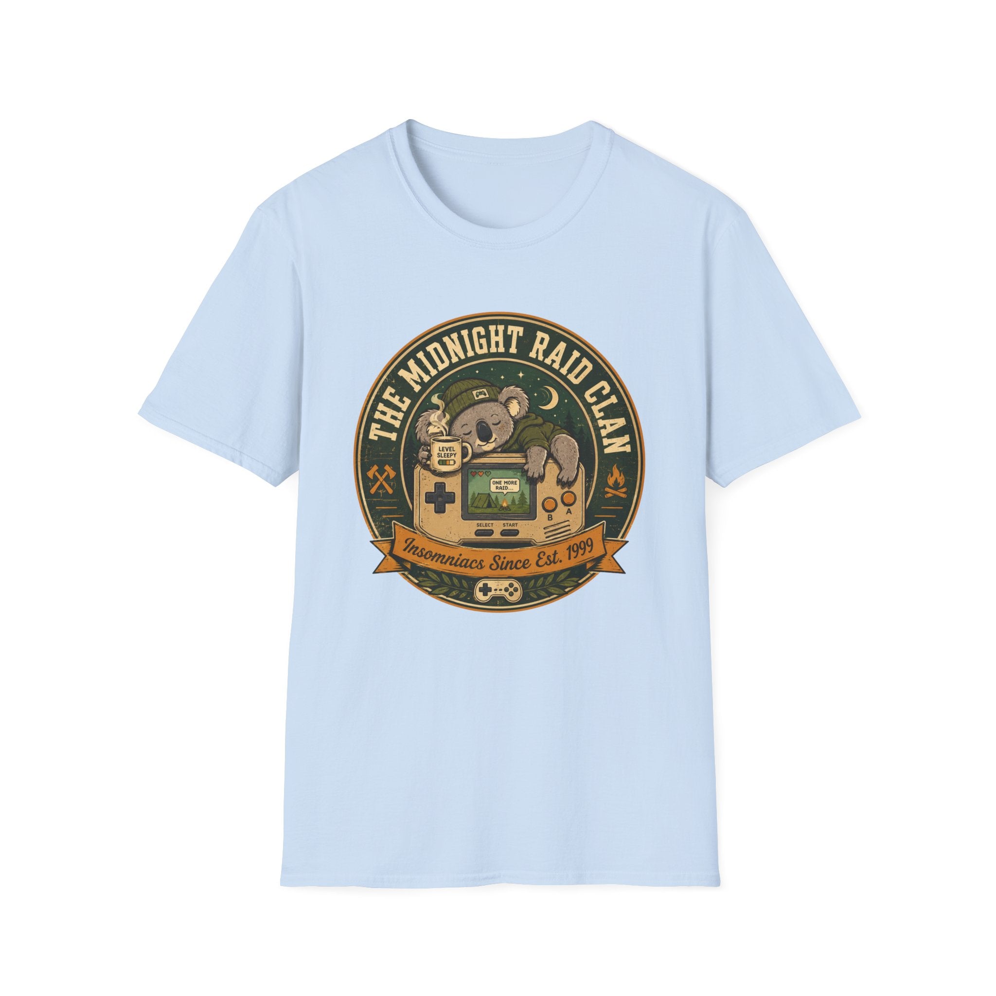 Midnight Raid Clan Gamer Graphic Tee