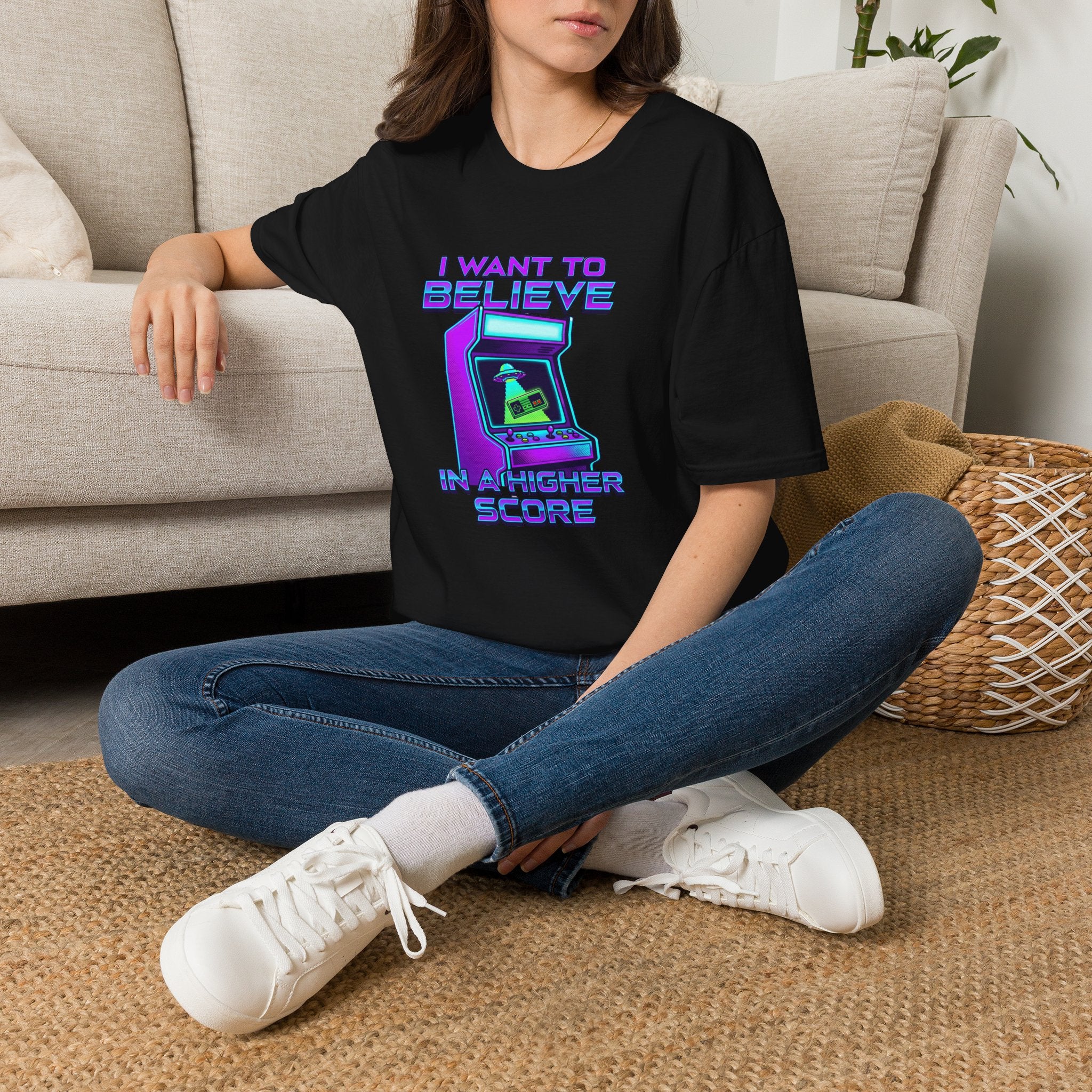 I Want To Believe Gamer Graphic Tee